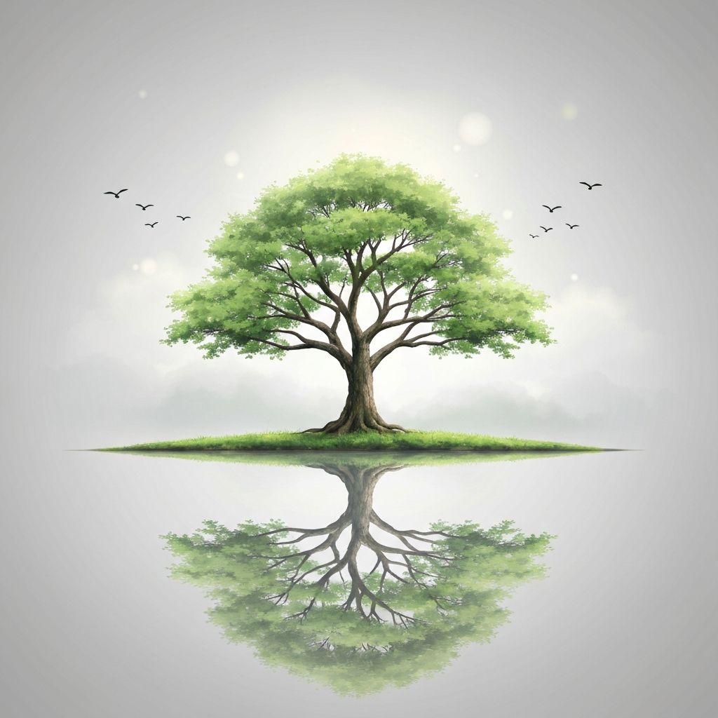 원트리 로고 일러스트레이션